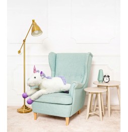 Ursuleț unicorn 100 cm alb