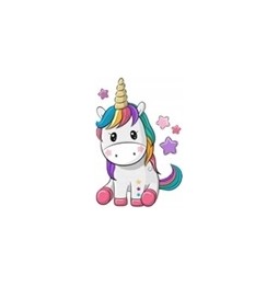 Ursuleț unicorn 100 cm alb