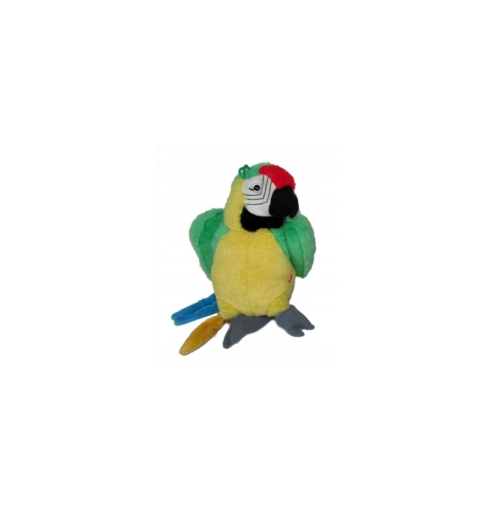Papuga pluszowa z dźwiękiem 25 cm Papuga pluszowa z dźwiękiem 25 cm