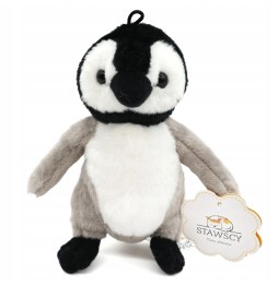 Breloc cu pinguin din pluș 16 cm