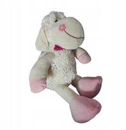 Oaie pluș albă 45 cm