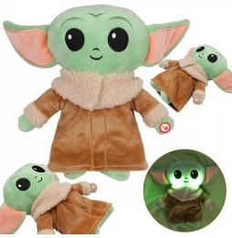 Star Wars Baby Yoda Pluș cu Iluminare 29 cm