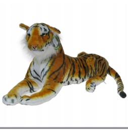 Tigru de pluș culcat 58cm