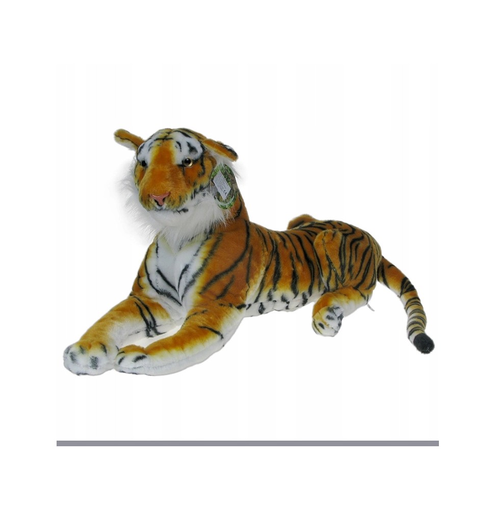Tigru de pluș culcat 58cm Tigru de pluș culcat 58cm