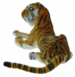 Tigru de pluș culcat 58cm