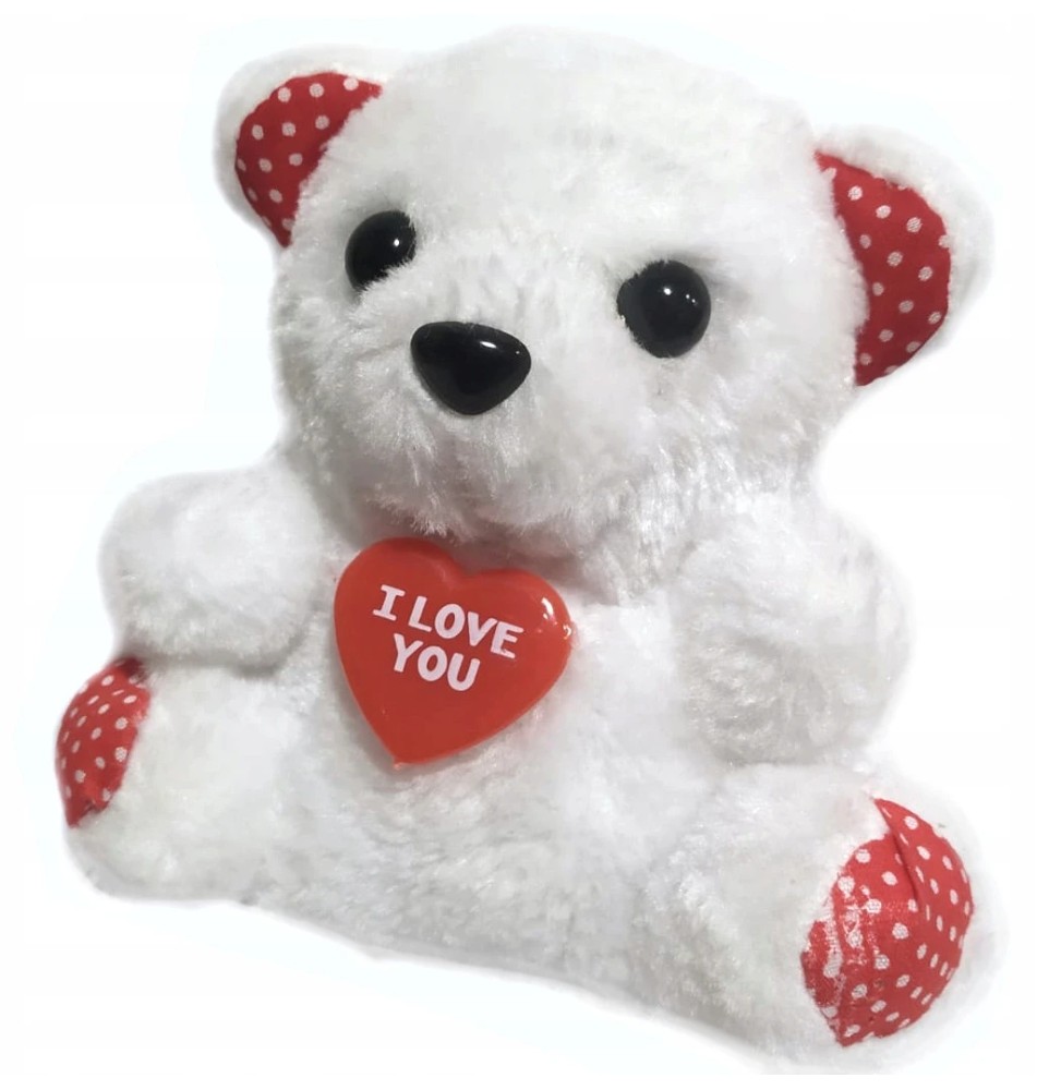 Ursuleț de pluș cu inimă I love you Ursuleț de pluș cu inimă I love you