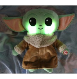 Star Wars Baby Yoda Pluș cu Iluminare 29 cm
