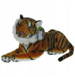 Tigru de pluș culcat 40cm - Mascota ZOO