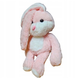 Iepuraș de pluș 27 cm roz