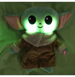 Star Wars Baby Yoda Pluș cu Iluminare 29 cm