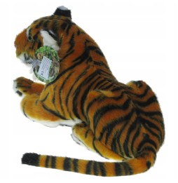 Tigru de pluș culcat 40cm - Mascota ZOO