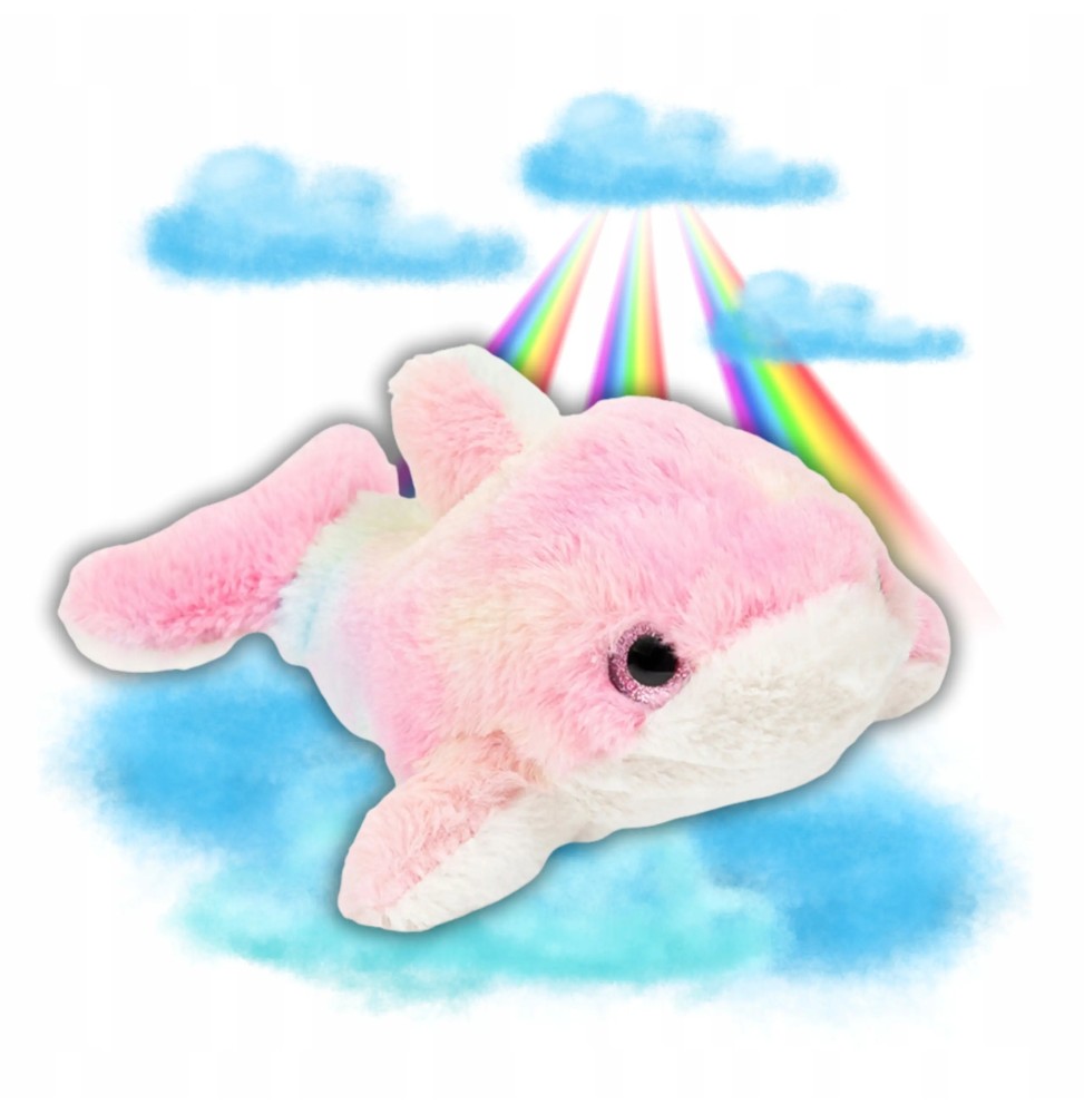 Delfin de pluș Smiki 20cm roz Delfin de pluș Smiki 20cm roz
