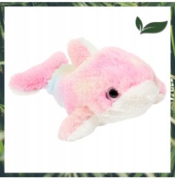 Delfin de pluș Smiki 20cm roz