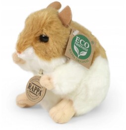 Jucărie de pluș hamster 13cm Rappa