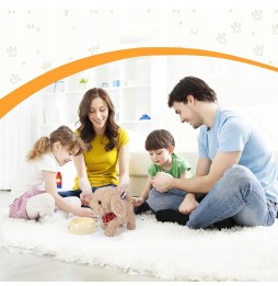 Câine interactiv cu lesh pentru copii