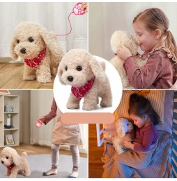 Câine interactiv cu lesh pentru copii