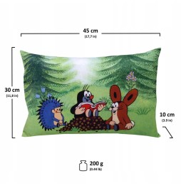 Perna din pluș Krecik cu carte 45 x 30 cm