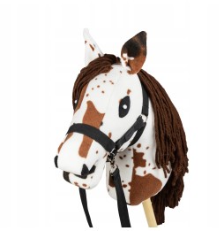Hobby Horse Skippi A4 alb și maro - jucărie pentru copii
