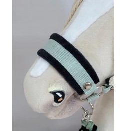 Zăbala A3 cu blană și frânghie Hobby Horse
