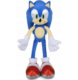 Urs de plus Sonic 35cm arici albastru