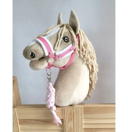 Legătura Hobby Horse alb-roz
