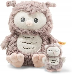 Bufnița de plus Ollie Steiff 21 cm bej