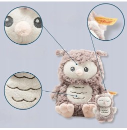 Bufnița de plus Ollie Steiff 21 cm bej