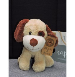 Max & Sax mascote cățel cu petic 25 cm