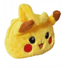 Geantă pufos Pikachu pentru copii