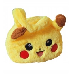 Geantă pufos Pikachu pentru copii