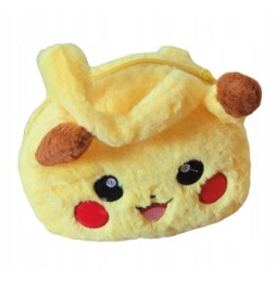 Geantă pufos Pikachu pentru copii
