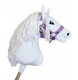 Hobby horse A3, cal alb pe băț