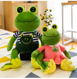 Broască verde pluș XXL 55 cm