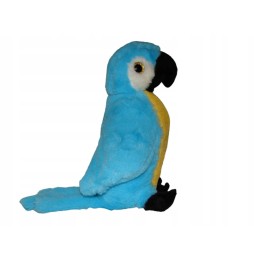 Papagal plusat ara albastru 20 cm