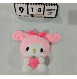 Mascota pufoasă Kuromi 25 cm pentru copii