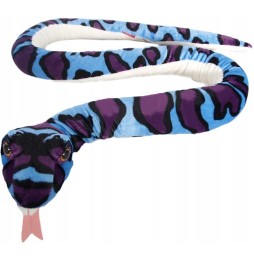 Pluș șarpe albastru 142 cm Beppe