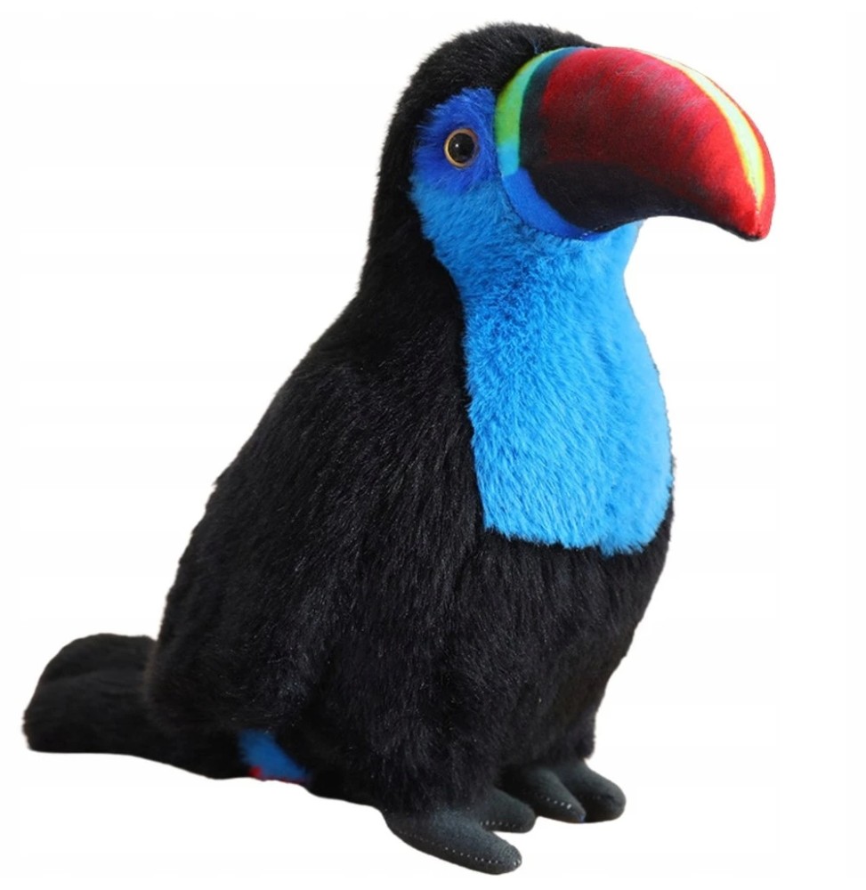 Pluszowy Tukan Mascotă 30cm Albastru Pluszowy Tukan Mascotă 30cm Albastru