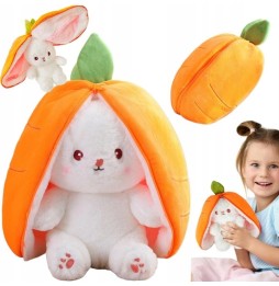 Plușă Iepuraș Morcov 35cm