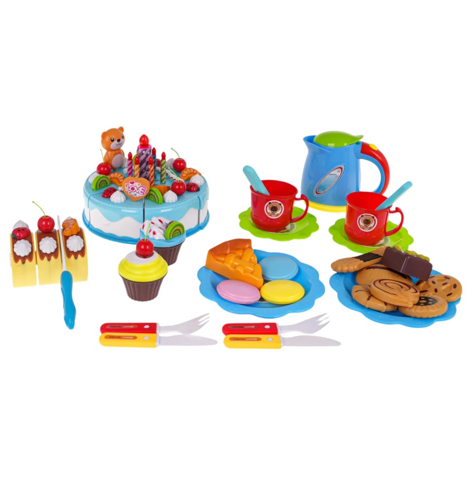 Set aniversar tort albastru copii Set aniversar tort albastru copii