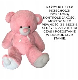 Ursuleț de pluș Tomik roz, 180 cm