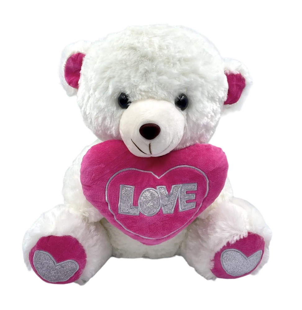 Ursuleț de pluș cu inimă de Valentine's Day Ursuleț de pluș cu inimă de Valentine's Day