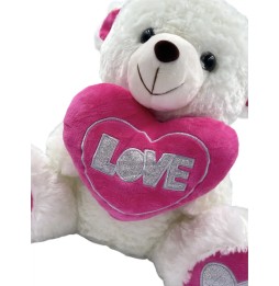 Ursuleț de pluș cu inimă de Valentine's Day