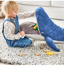 IKEA Blåvingad Balenă Albastră 100 cm