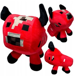 Pluș Mooshroom Minecraft 20 cm