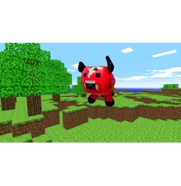 Pluș Mooshroom Minecraft 20 cm