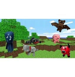 Păpușă de pluș caracatiță Minecraft 25 cm