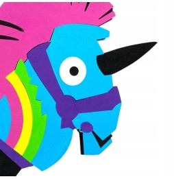 Cap de unicorn pe băț din spumă