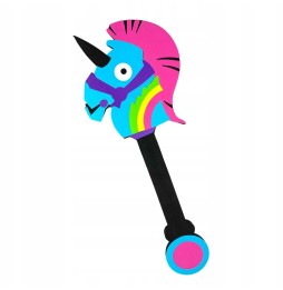 Cap de unicorn pe băț din spumă