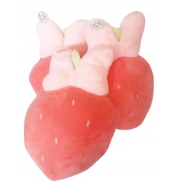 Pătură jucărie căpșună roz 48 cm