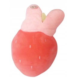 Pătură jucărie căpșună roz 48 cm